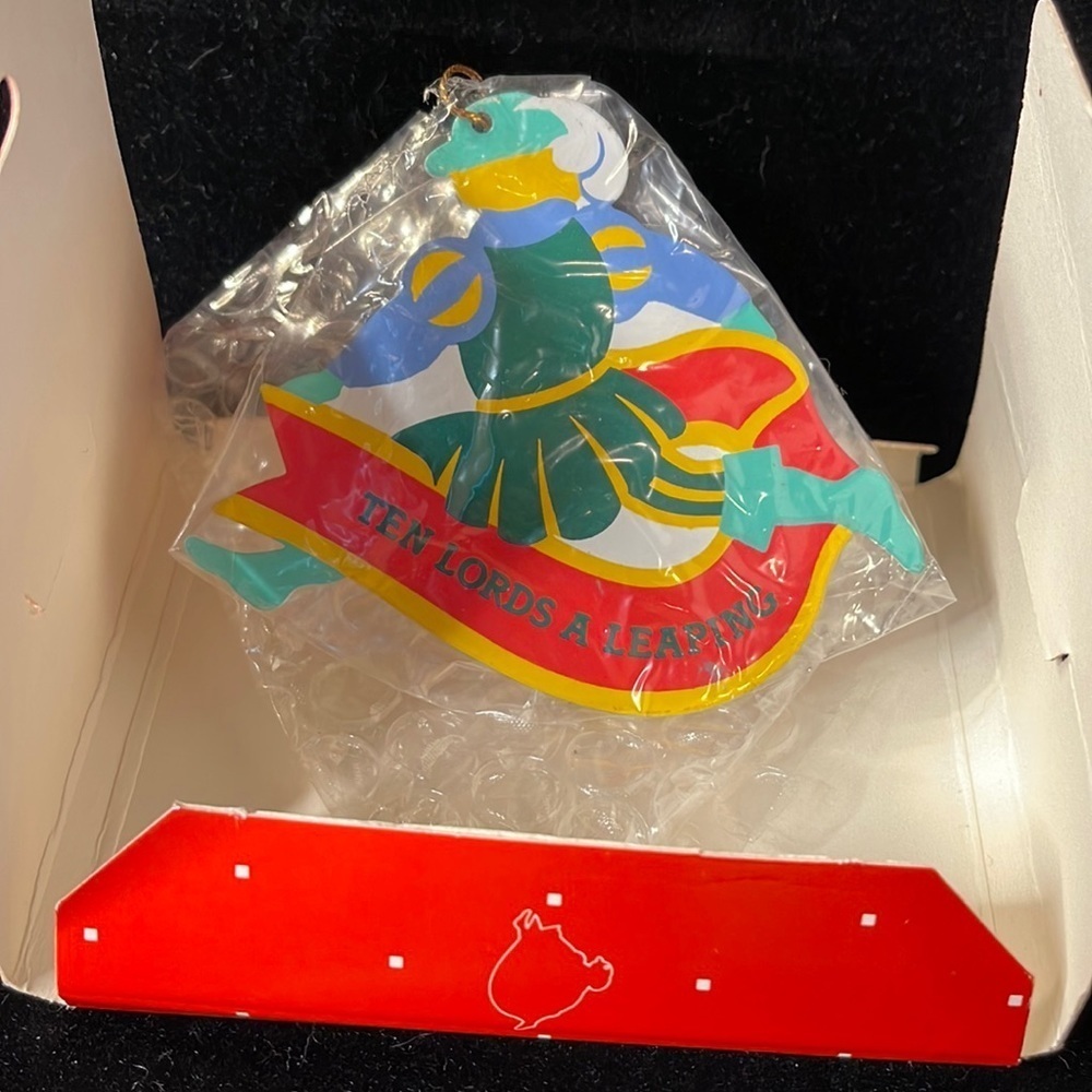 Avon Vintage “The Twelve Days of Christmas Ornaments - Ten Lords A Leaping”